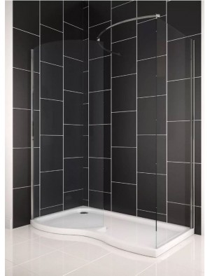 Glass Shower Enclosure Cubicle + Tray