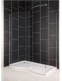 Glass Shower Enclosure Cubicle + Tray